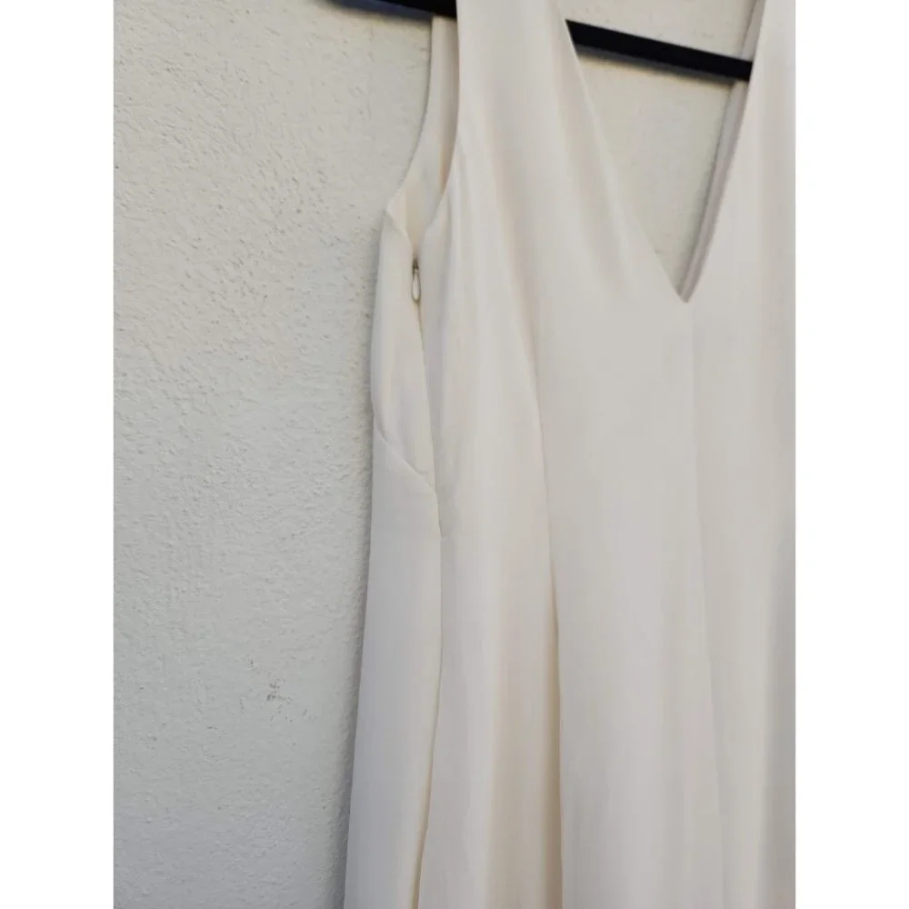 Abercrombie Plunge Godet Skirt Maxi Dress